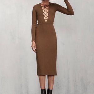 Reformation Edison jersey dress